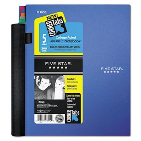 MEAD PRODUCTS Mead Products 06326 5-Subject Advance Wirebound Notebook; College Rule - 200 Sheets 6326